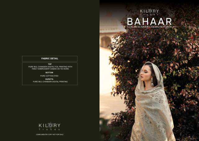 Kilory bahaar Ladies dress material wholesale